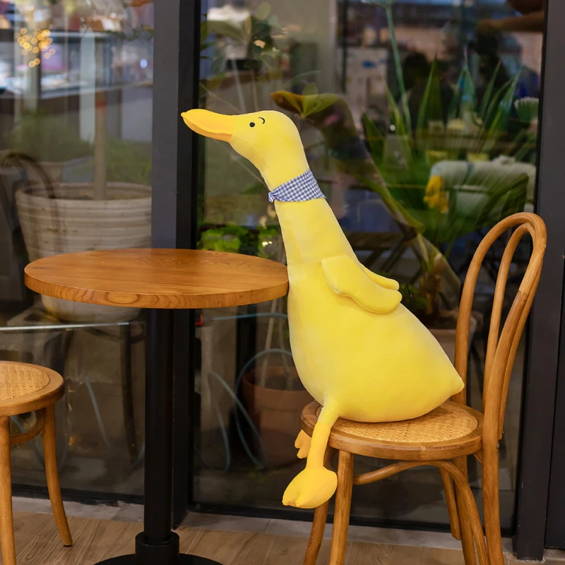 

60/80/100CM Huge Goose Plush Toys Big Duck Doll Soft Stuffed Animal Sleeping Pillow Cushion Christmas Gifts for Kids and Girls