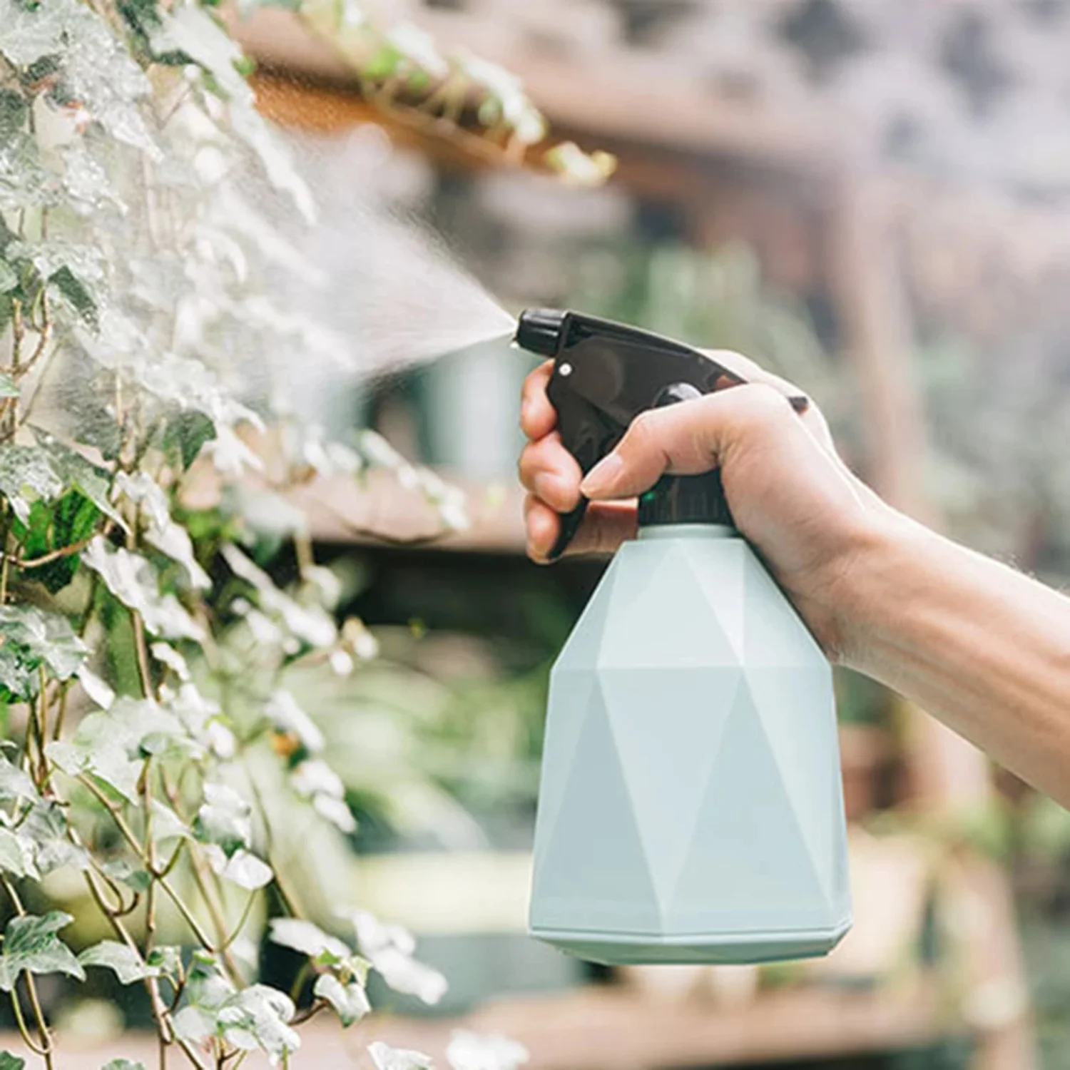 600 мл лейка для цветов ярких геометрический распылитель воды бутылка растений