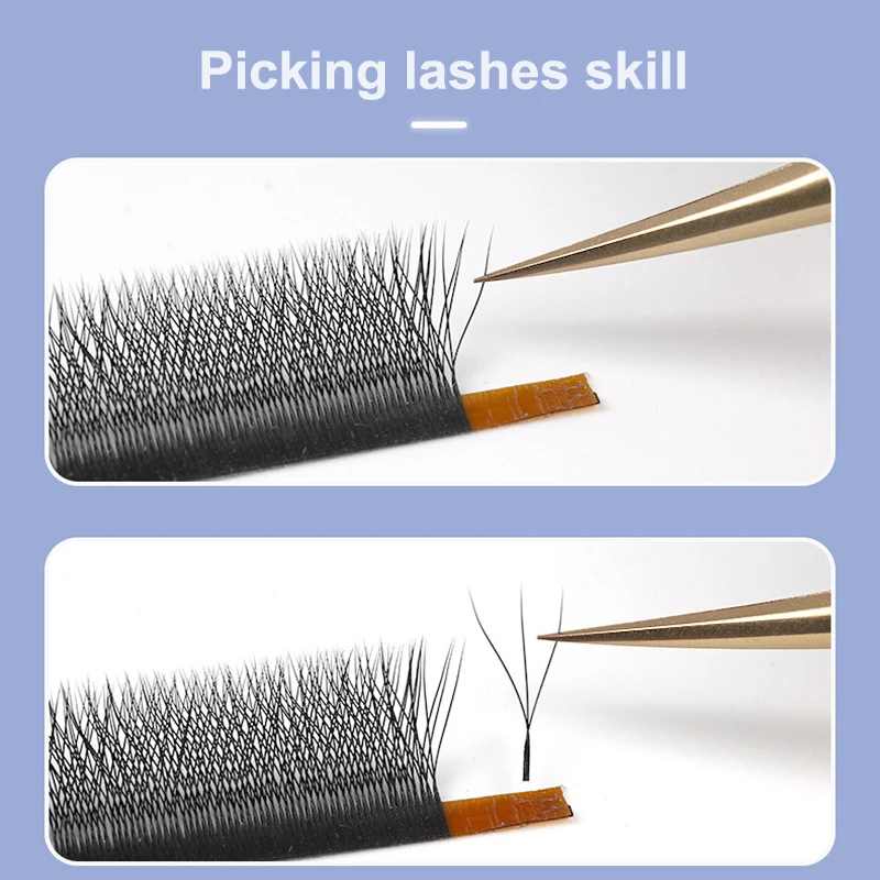 Искусственные норковые ресницы FAIRYTIS 3D W-образные