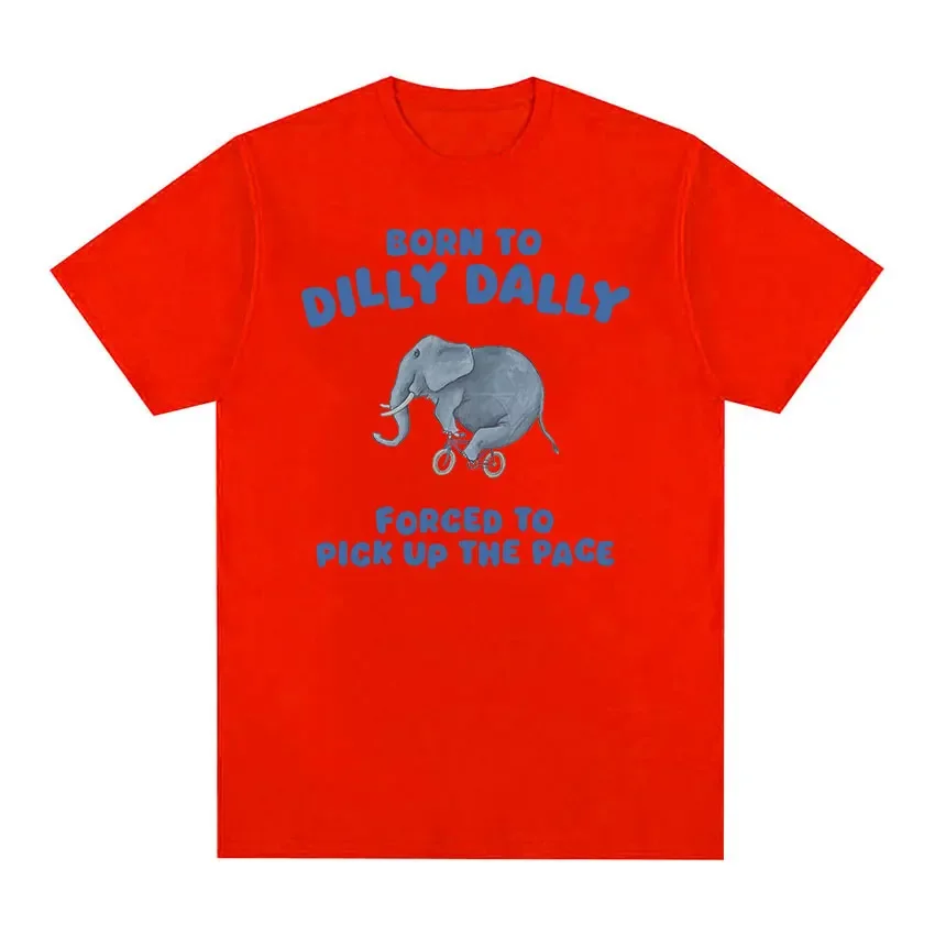 Футболка Born To Dilly Dally с забавным рисунком слона