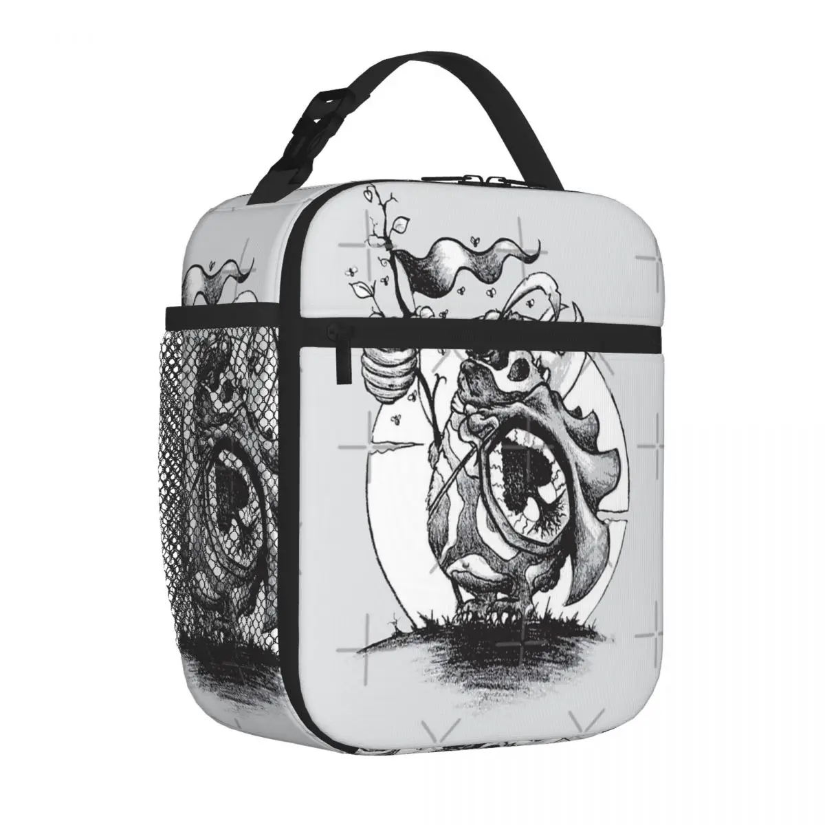 Сумка-тоут для ланча с изображением природы воинов Honeybear Термосумка