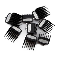 8pcs professional cutting guide comb set oil head gradient limit comb universal hair clipper limit guide comb for six color