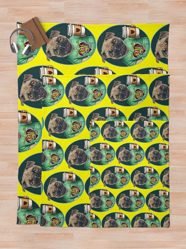 Одеяло Psych Nurse Puggy одеяло для дивана термоодеяла