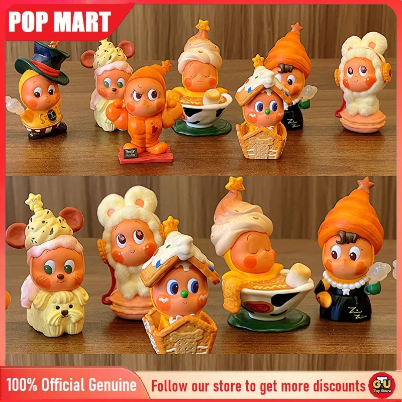 Фото Оригинальные POPMART Twinkle Twinkle Savor The Moment Series, слепая коробка, фигурки, настольные украшения, подарки, модные игрушки, украшения №3