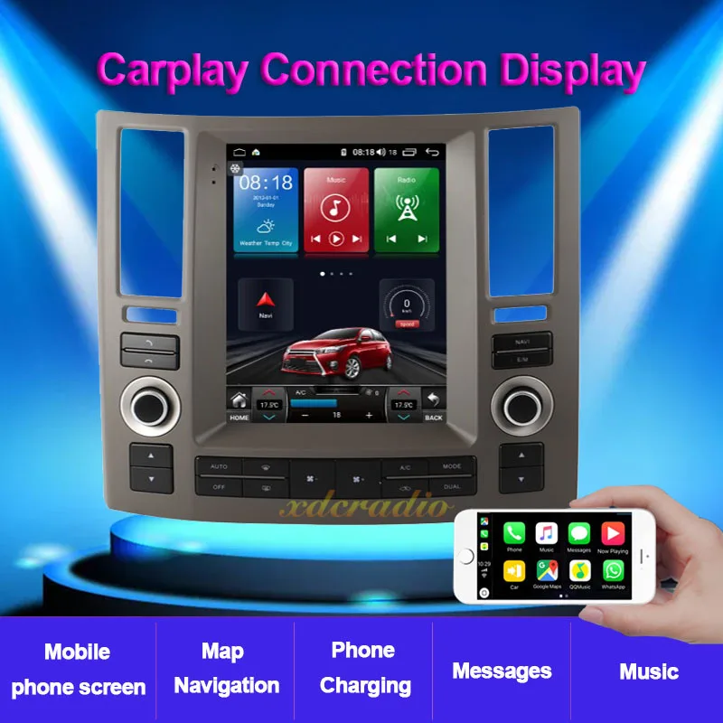 Автомагнитола Xdcradio Tesla мультимедийный плеер на Android с Dvd стереоприемником для