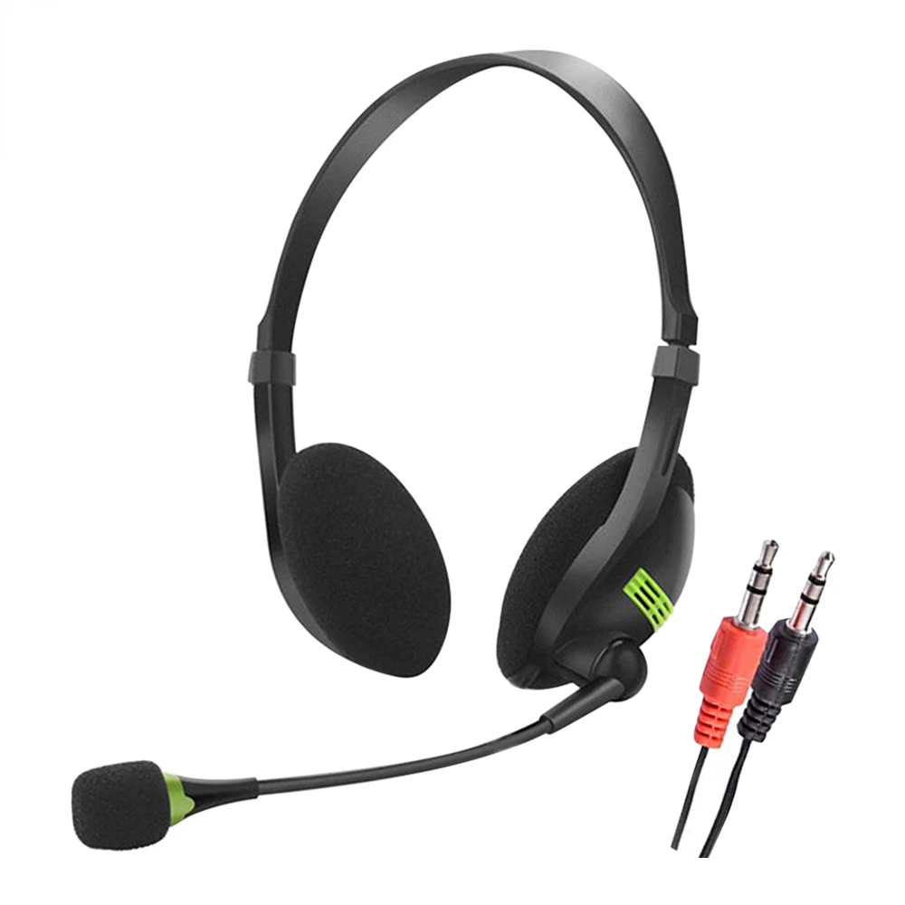 

Newcomfortable 3.5mm Noise Cancelling Wired Headphones Microphone Universal USB Headset With Microphone For PC /Laptop/Computer