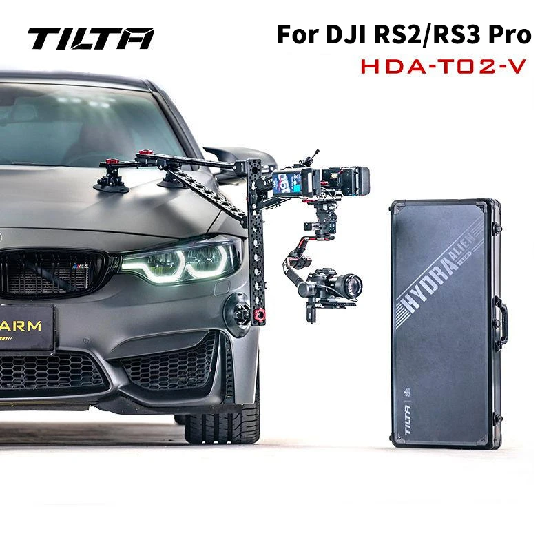 

TILTA HDA-T02 Hydra Alien Car Mounting System Pro Kit for DJI RS2 RS3 Pro Gimbal Gold Mount /V-Mount Battery Plates