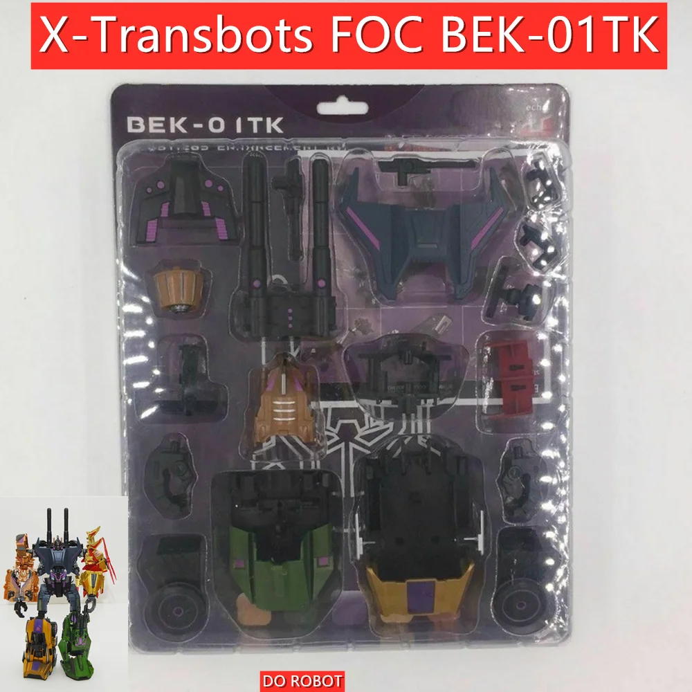 

NEW BEK-01TK Japanese Version Metallic Upgrade Kit For Transformation X-Transbots FOC Bruticus Action Figure Accessories