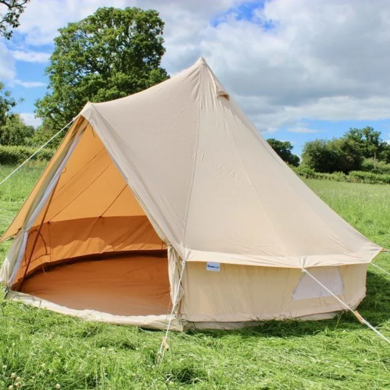 

3M Thickened Cotton Yurt Tent 5-8People Outdoor Tent Rainstorm Proof Thickened Tent Outdoor Camping Beach Tent