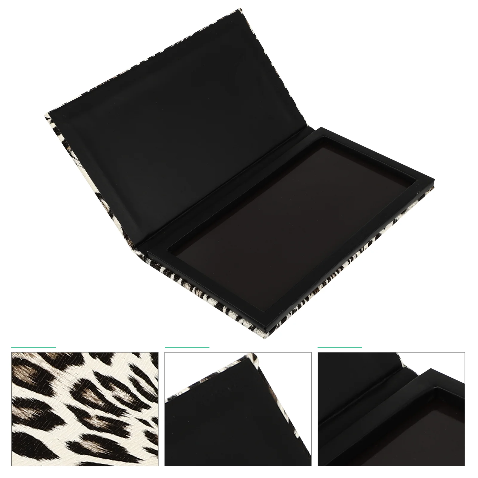 

1 Pcs Palette Empty Magnetic Leopard Printed Pallet Palette Container for Powder Lipstick Blush