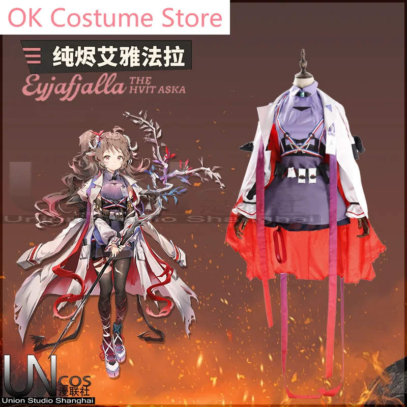 Костюм для косплея аритзари Eyjafjalla The Hvit результат косплей униформа игры на