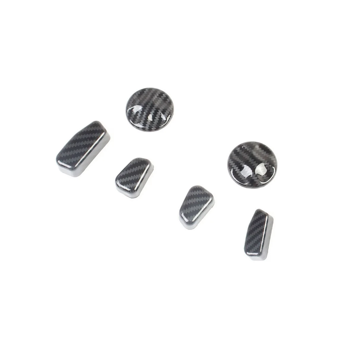 

Car Carbon Fiber Interior Front Power Seats Adjustment Switch Cover Trims for Dodge Durango 2011-2022