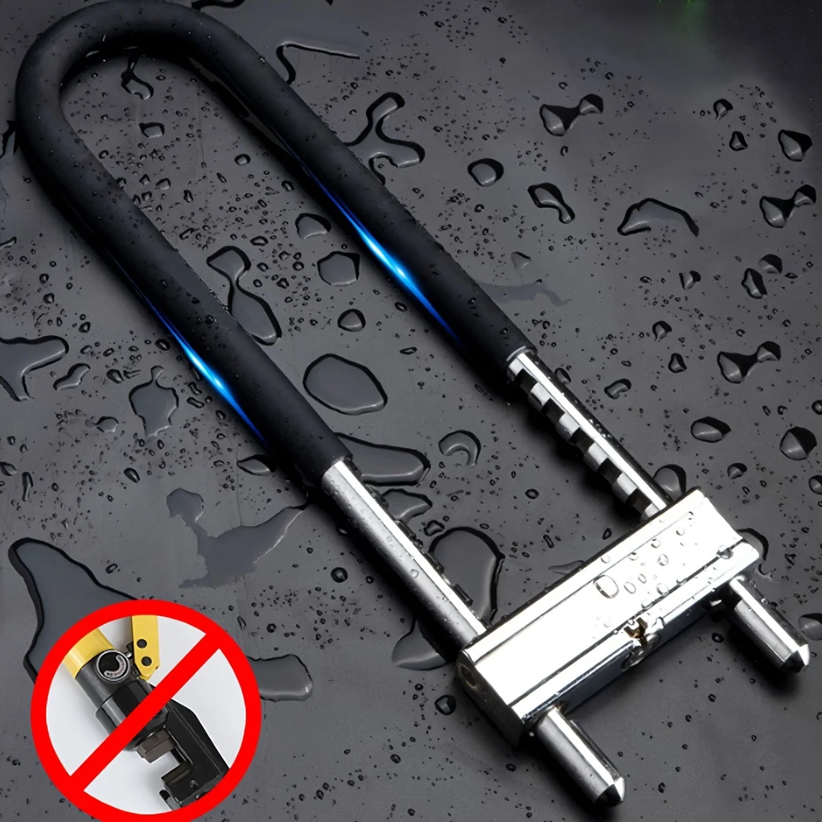 Регулируемый Замок-U-образный замок-велосипедный замок подходит для большинства