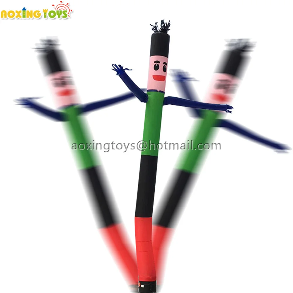 Фото Надувная воздушная танцевальная труба высотой 20 футов, Мужская качели, мультяшная модель для наружной рекламы, украшение с воздуходувкой №1