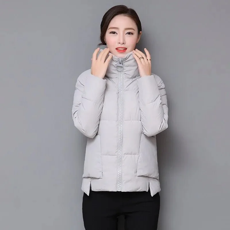 Winter Jacket Parkas 2022 New Women Bread Coat Korean Loose Thick Female Cotton PadWintded Parka Outerwear Casual Student Jacket