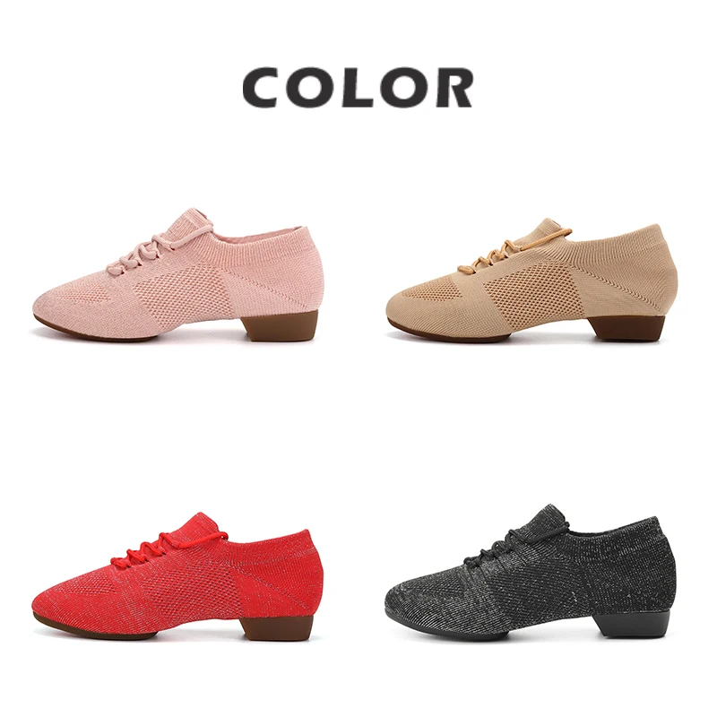 Woman Shoes Jazz Dance Shoes Women Slippers Ballroom Tango Dancing Shoes Girls Ladies Sneakers Salsa Practice Shoes Breathable