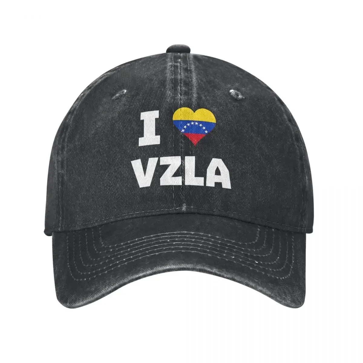 Винтажная бейсболка с надписью I Love VZLA