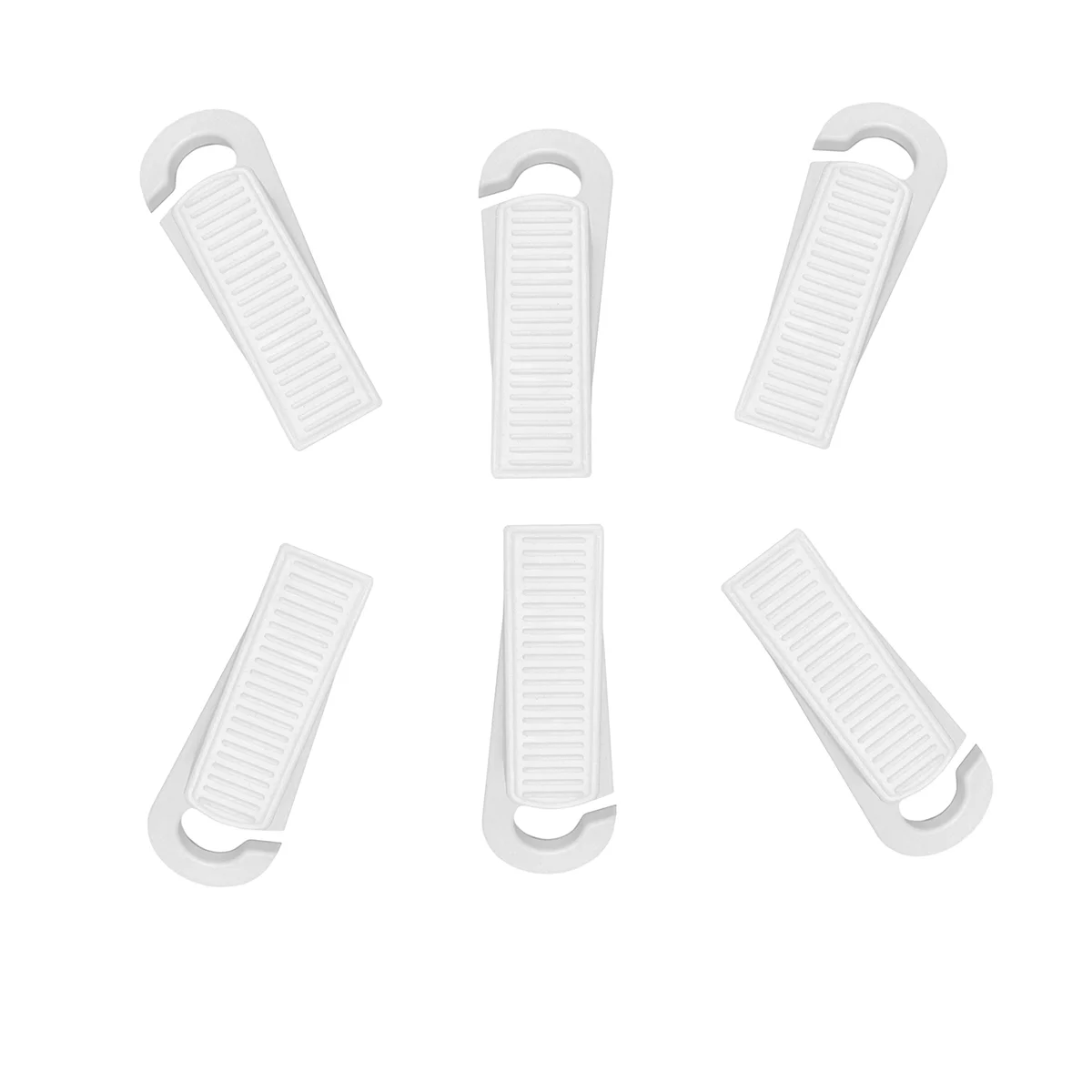 

6pcs Rubber Door Stoppers Simple Anti-pinch Door Stopper Door Holder Door Plugs for Hotel