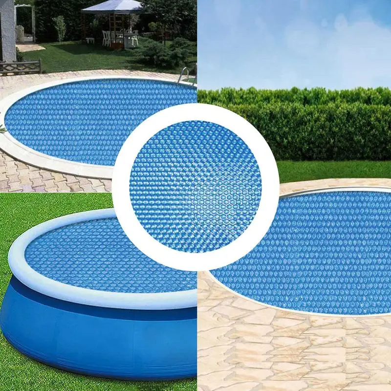 

Swimming Pool Solar Heating Cover Above Ground Pool Solar Garden Patio Protective Cover Dust Cover Waterproof Rain Cover Spa