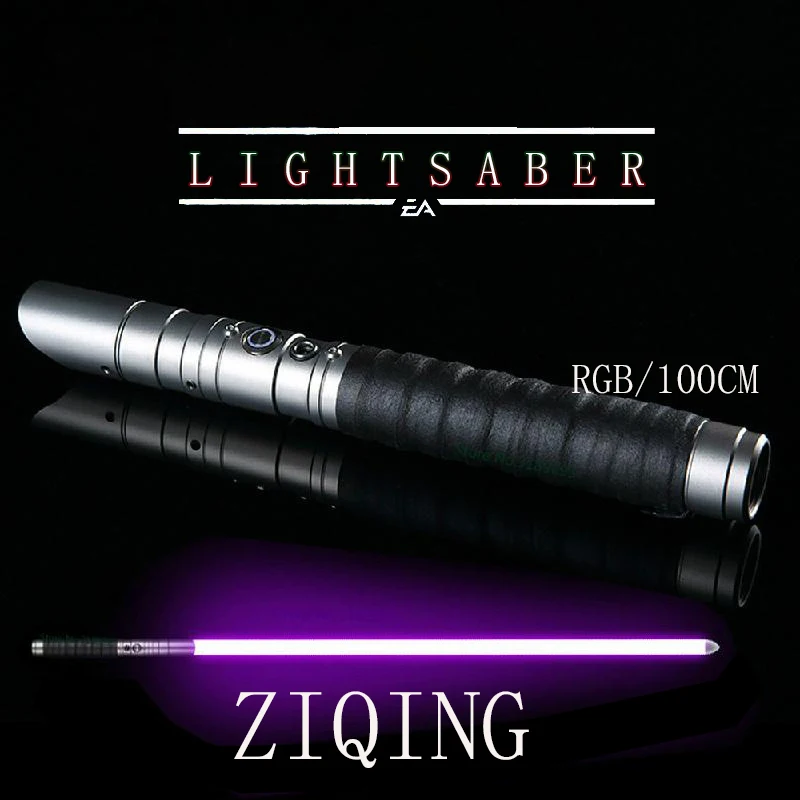 

2023 new 100cm Jedi Knight Luke Laser Lightsaber 11 Color Rgb Sounding Metal Hilt Sword Cosplay Children's Toy Birthday Gift