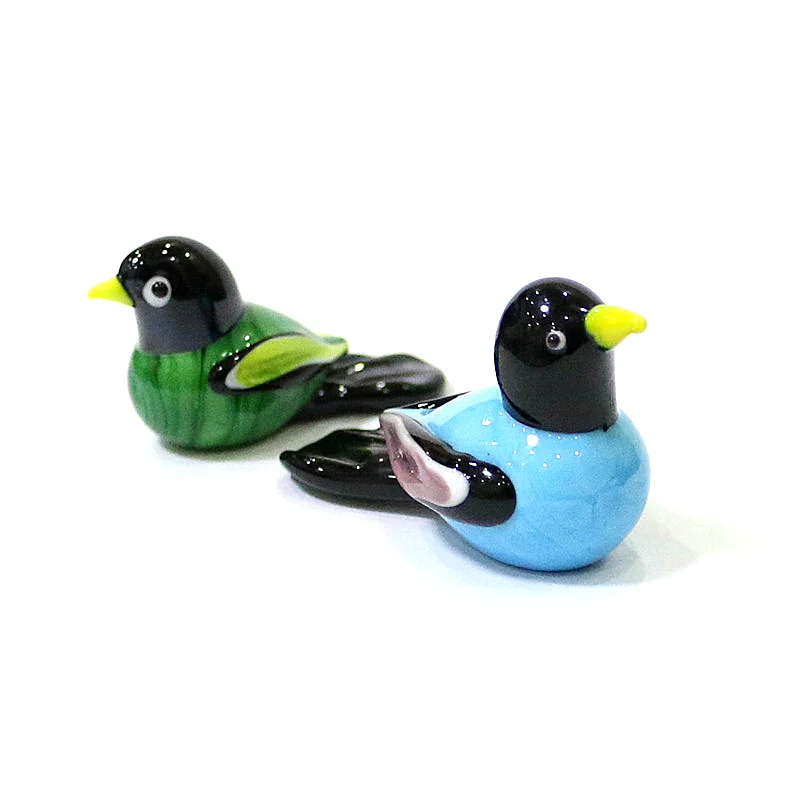 Murano стеклянная птица статуэтка миниатюрные милые украшения животных домашний