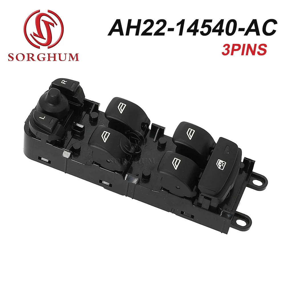 

SORGHUM Car Electric Window Control Switch Button For Land Rover Discovery 4 LR2 LR4 Freelander Range Rover Sport AH22-14540-AC
