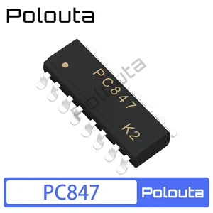 5PCS PC847CD PC847 in-line patch 16-pin optical isolator optoelectronic coupling optoelectronic device chip