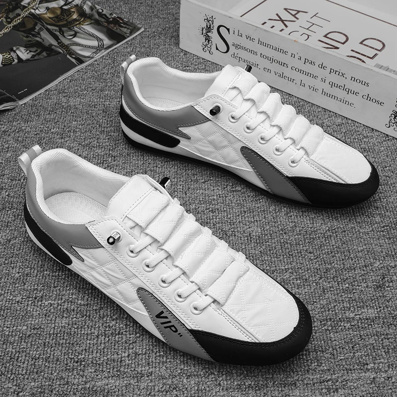 Новая трендовая повседневная обувь на плоской подошве мужские дешевые кроссовки