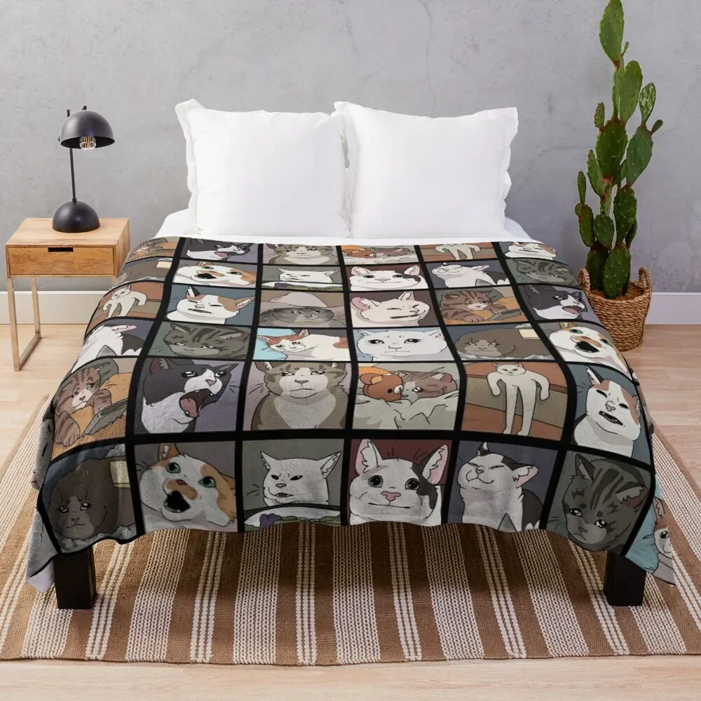 

Фланелевое одеяло Meme Cats 2.0