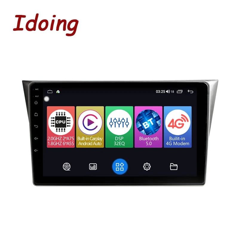 Idoing 9" Car Android Auto Radio Player For Subaru WRX Forester Impreza GD GG 2002-2007 Navigation GPS Head Unit Plug And Play