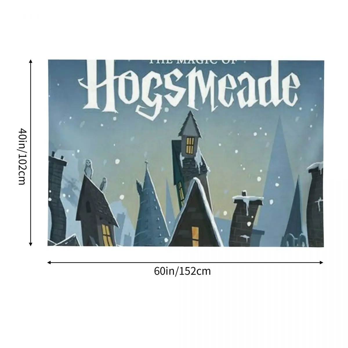 Гобелен Hogsmeade для дома из полиэстера