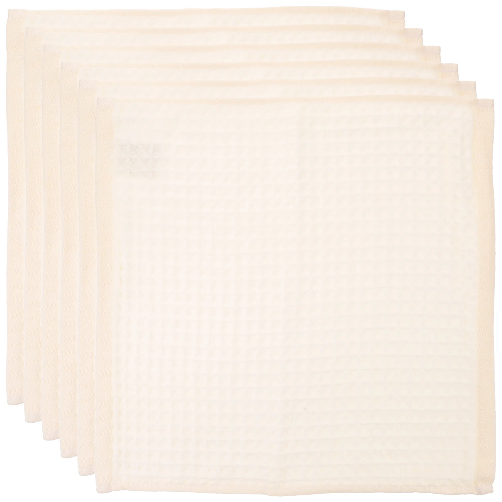

6 Pcs Window Cloth Body Towels Kitchen Hand Towels Microfiber Cleaning Rag Waffle Square Towel Dish Towels Cotton Wash Cloth