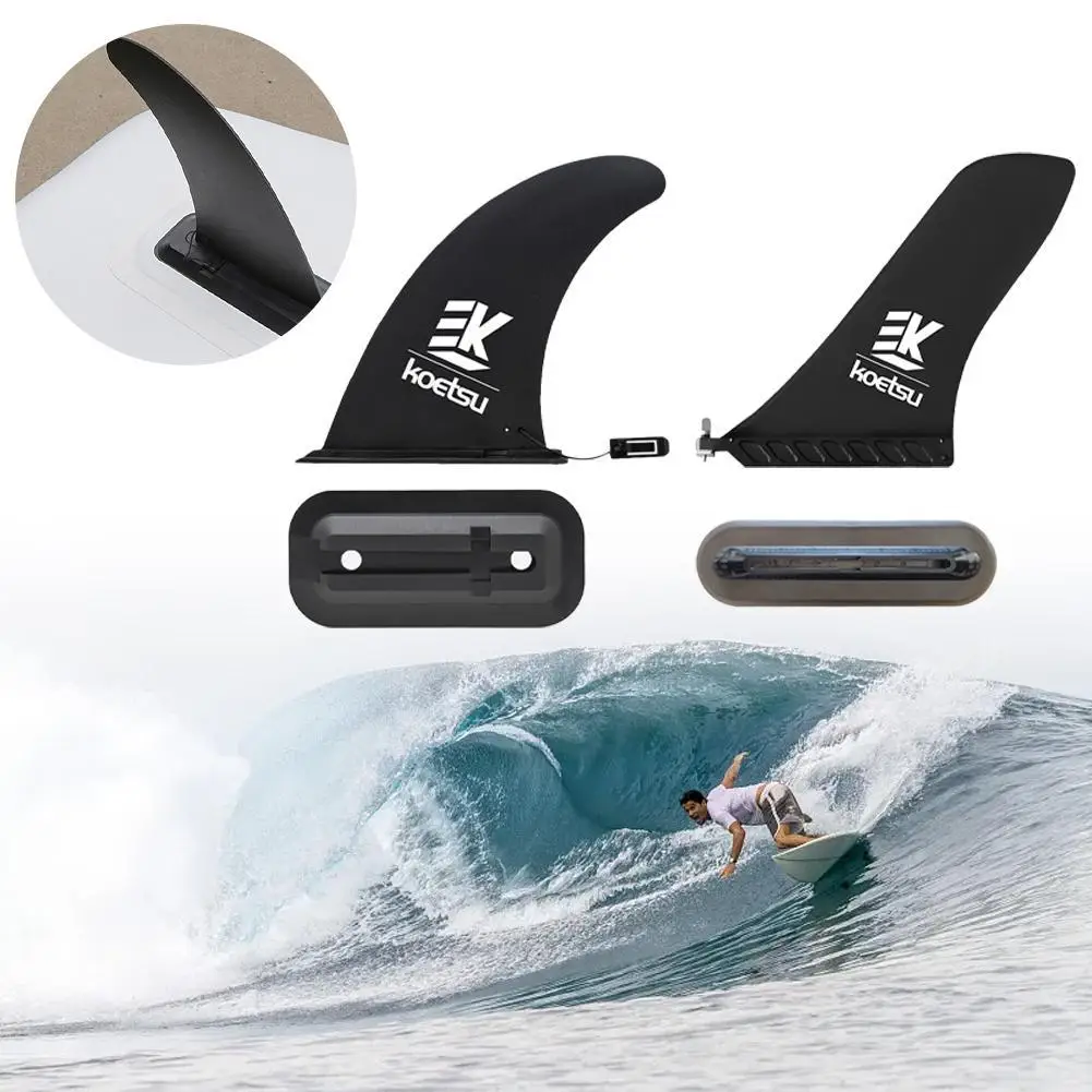

9 Inch Surf Fin Surf Board Paddle Board Stablizer Racing Fins Detachable Surfboard Slide-in Fin Base Surfing Accessories
