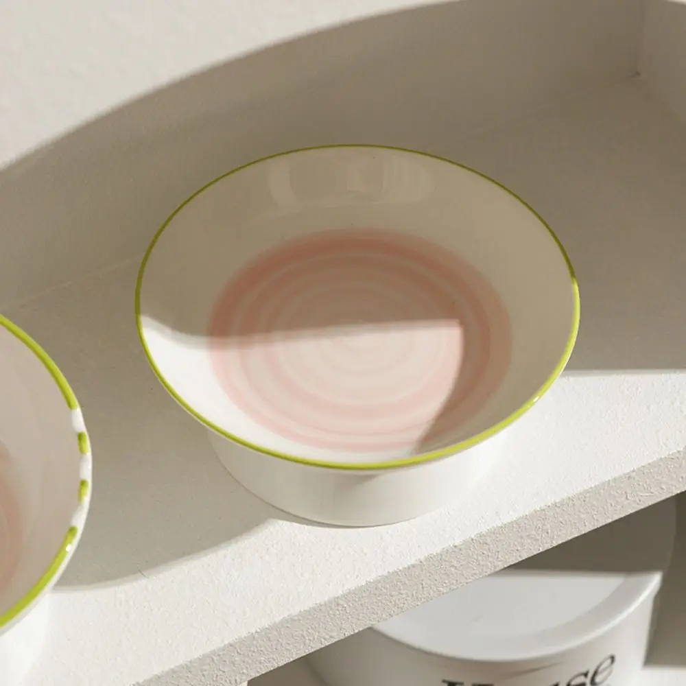 Противоударная керамическая миска для кошек Милая наклонная кормления собак