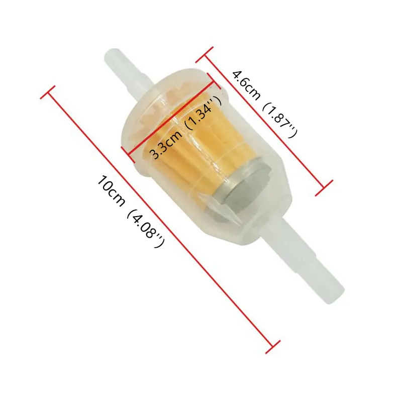 5 универсальных больших внутренних газовых топливных фильтров для бензина трубы