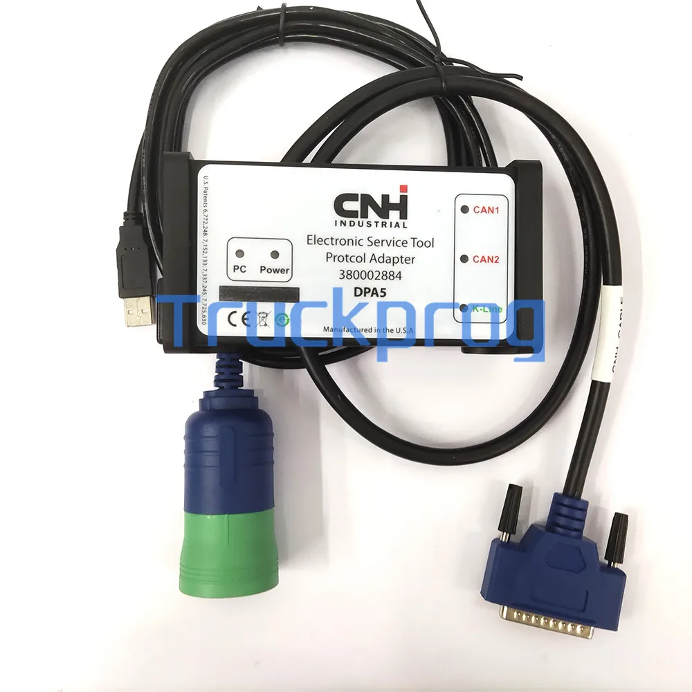 

V9.5 для Новой Голландии электронный инструмент для обслуживания для CNH EST DPA5 комплект для чехла для New Holland диагностический инструмент + кабел...