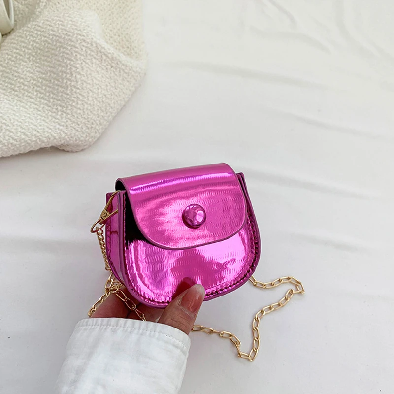 Cute Kids Shoulder Bag Small PU Leather Children's Messenger Bag Kids Crossbody Bag Mini Designer Luxury Girls Purse Handbag