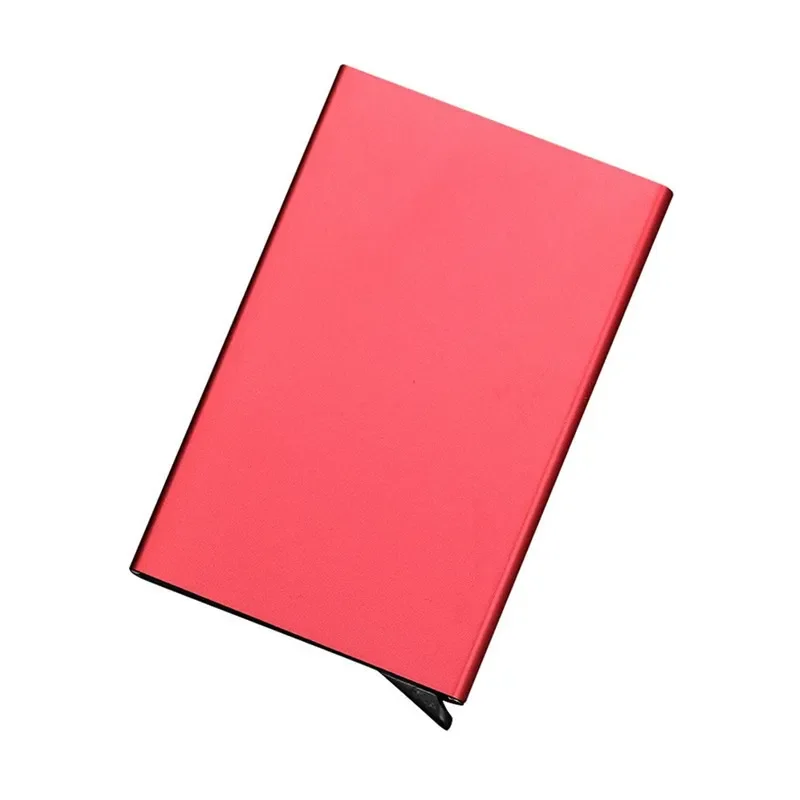Business ID Credit Card Holder Thin Wallets Pocket Case Bank Credit Card Package Case Card Box New Top Brand Porte Carte