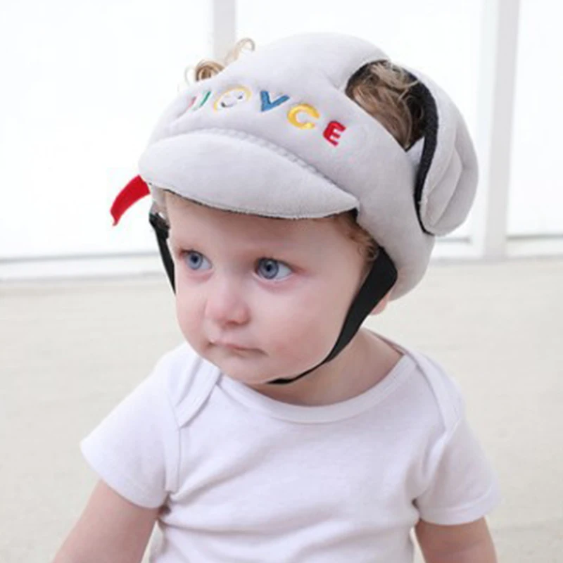 

New Baby Protective Helmet Boy Girls Safety Helmet Cotton Infant Protection Hats Babies Walking Running Anti Collision Cap