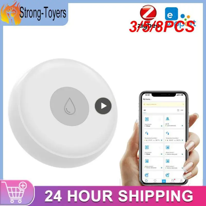 

3/5/8 шт., датчик утечки воды Zigbee