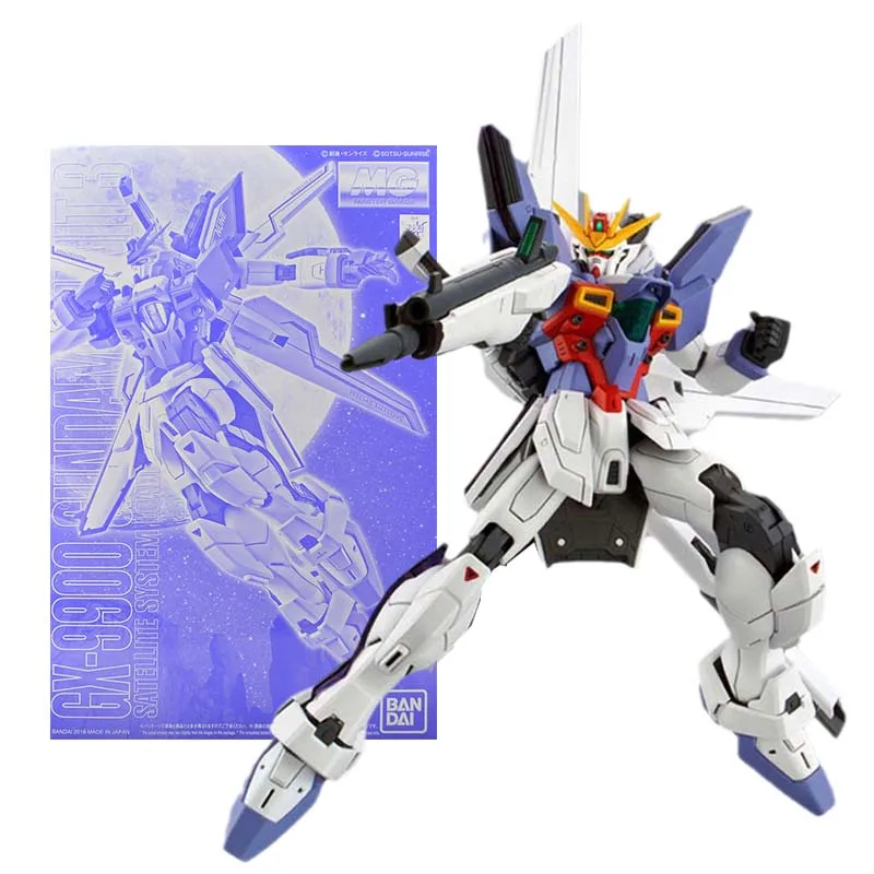 

Bandai Original Gundam Model Kit Anime Figures PB MG GX-9900 X3 Mobile Suit Gunpla Action Figure Toys For Boys Children's Gift
