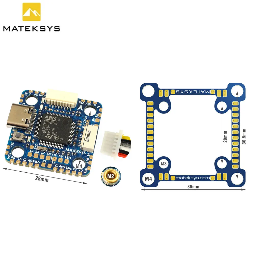 Контроллер полета MATEK F405-MiniTE OSD Baro Blackbox F405 STM32F405RGT6 ArduPilot INAV BetaFlight для самолета ру FPV