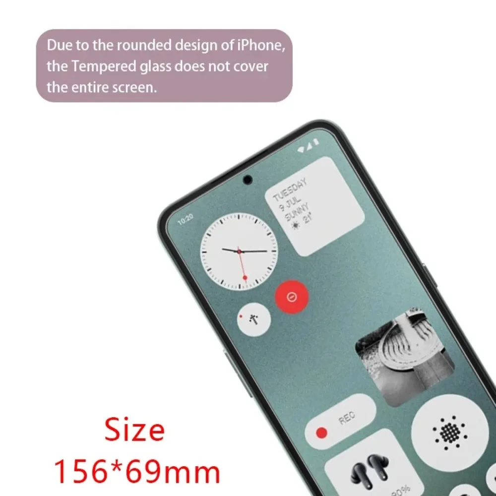 5 шт. закаленное стекло для телефона ничего CMF 1 стеклянная Защита экрана 2