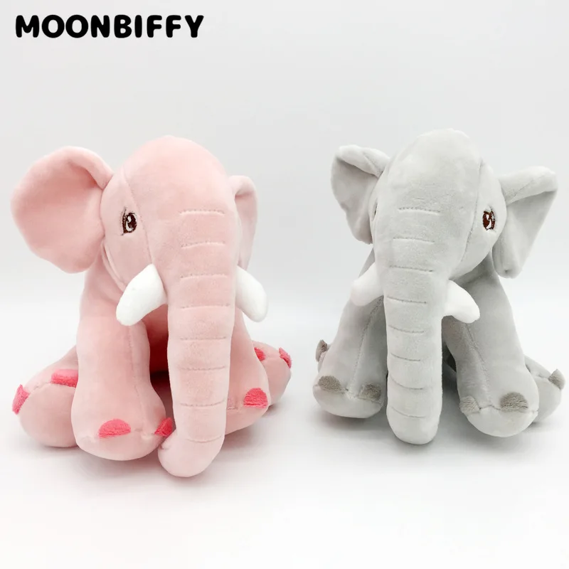 

20CM Stuffed Animals Cute Elephant Plush Stuffed Baby Toy Doll Soft Animal Plush Toy Lovely Soft Stuffed Baby Accompany Doll