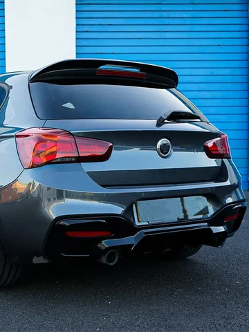 Глянцевый черный задний спойлер в стиле MP для BMW F20 M135i M140i 118i 118d 120i 120d 2011-2019, тюнинг задних крышек на крышу
