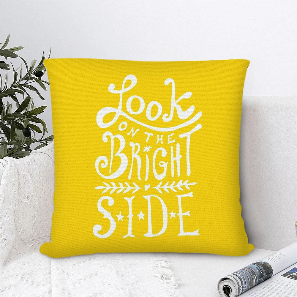 

Bright Side Polyester Pillow Cover Decorative Pillows for Sofa Bedroom Pillow Cases Home Decor Cushion Covers 45*45cm