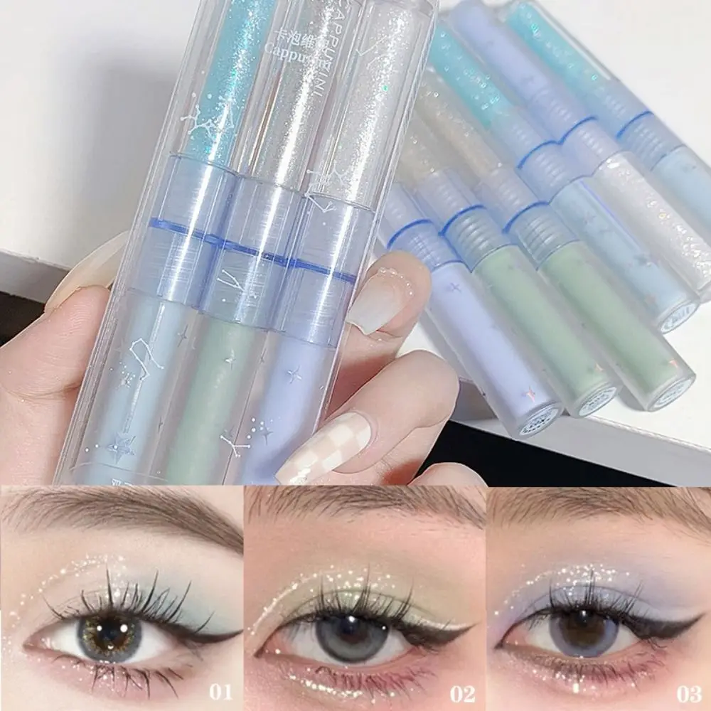 

Dual-ended Liquid Eyeshadow Matte Sequins Pearlescent Eye Makeup Lying Silkworm Brightening Fine Glitter Eyeshadow Makeup