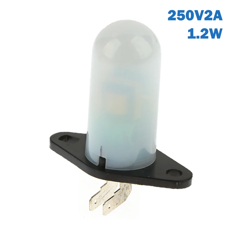 

Microwave LED Bulbs White Light Energy Saving High Temperature Resistant And not Fragile,1.2W Curved Plug Type 250V2A
