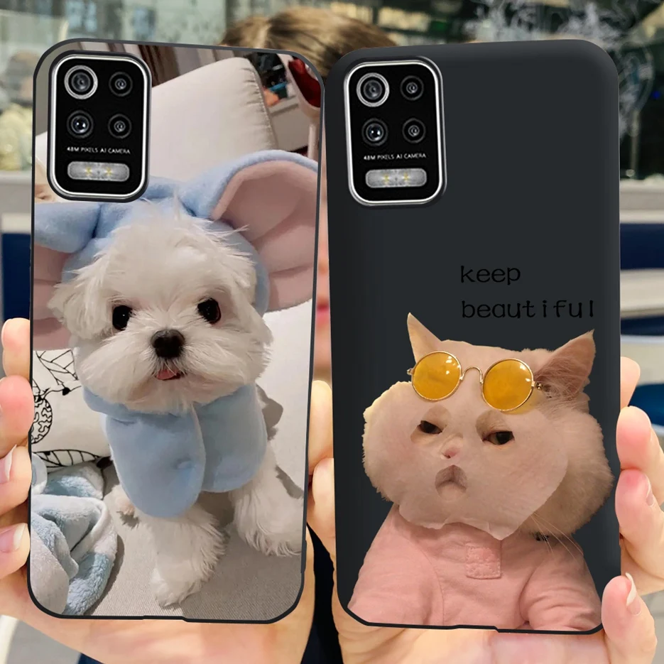 Чехол для LG K62 2020 LM-K525 роскошный популярный окрашенный чехол мягкий силиконовый K