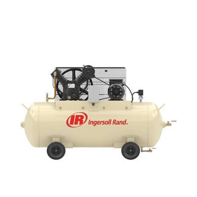 2.2-22kw two-stage compression 12 and 18barg low noise Ingersoll Rand horizontal air storage tank air compressor
